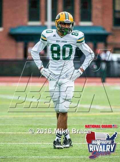 Thumbnail 1 in New London @ Norwich Free Academy (2015 MaxPreps Rivalry Series) photogallery.