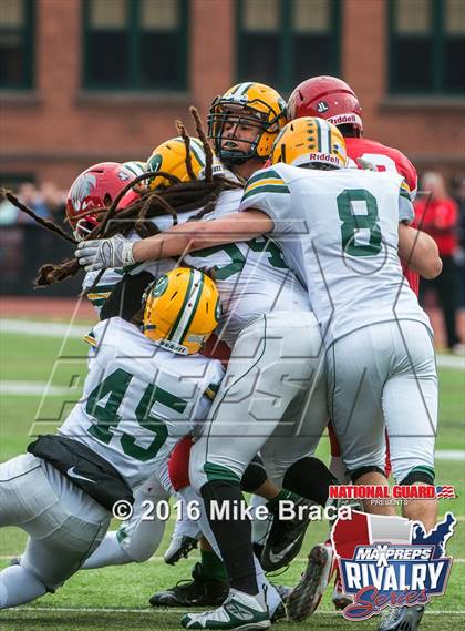 Thumbnail 1 in New London @ Norwich Free Academy (2015 MaxPreps Rivalry Series) photogallery.