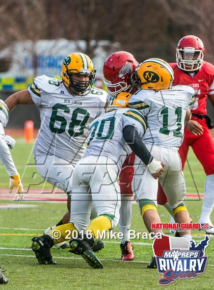 Thumbnail 1 in New London @ Norwich Free Academy (2015 MaxPreps Rivalry Series) photogallery.