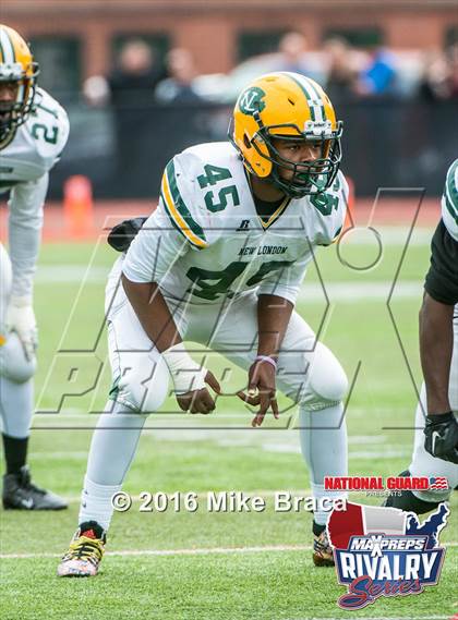 Thumbnail 3 in New London @ Norwich Free Academy (2015 MaxPreps Rivalry Series) photogallery.