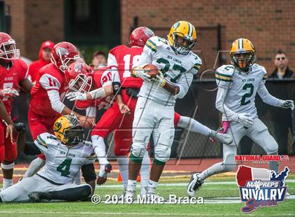 Thumbnail 2 in New London @ Norwich Free Academy (2015 MaxPreps Rivalry Series) photogallery.