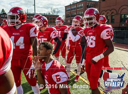 Thumbnail 3 in New London @ Norwich Free Academy (2015 MaxPreps Rivalry Series) photogallery.