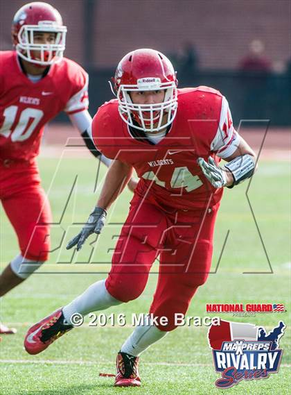 Thumbnail 1 in New London @ Norwich Free Academy (2015 MaxPreps Rivalry Series) photogallery.