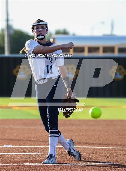 Thumbnail 3 in Forney vs. Walnut Grove (UIL 5A Softball Regional Semi-Final) photogallery.