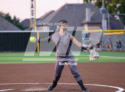 Thumbnail 1 in Forney vs. Walnut Grove (UIL 5A Softball Regional Semi-Final) photogallery.