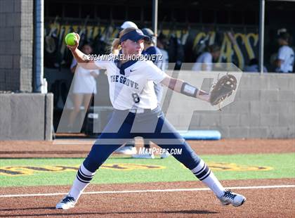 Thumbnail 2 in Forney vs. Walnut Grove (UIL 5A Softball Regional Semi-Final) photogallery.