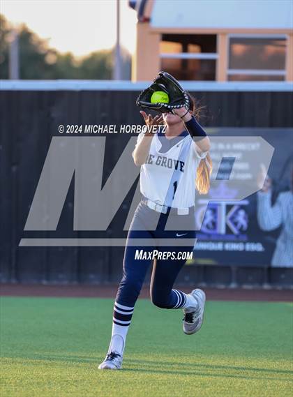 Thumbnail 3 in Forney vs. Walnut Grove (UIL 5A Softball Regional Semi-Final) photogallery.