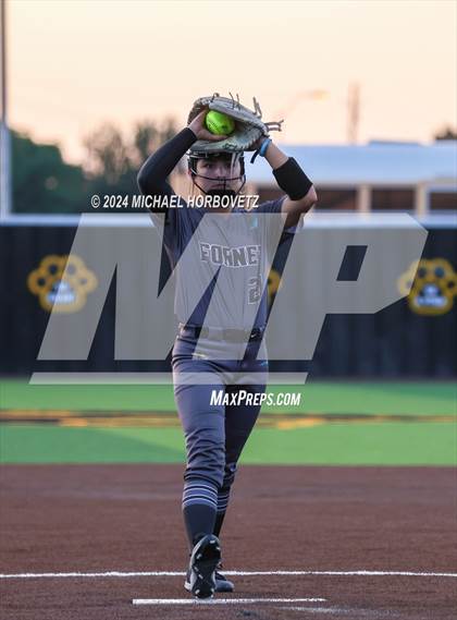 Thumbnail 2 in Forney vs. Walnut Grove (UIL 5A Softball Regional Semi-Final) photogallery.