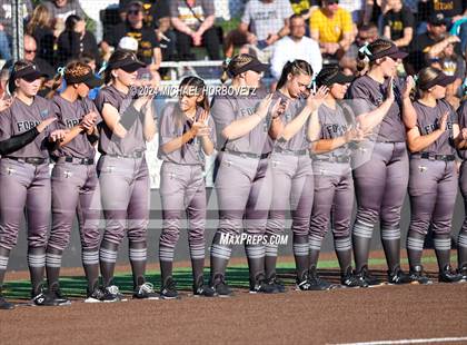 Thumbnail 2 in Forney vs. Walnut Grove (UIL 5A Softball Regional Semi-Final) photogallery.