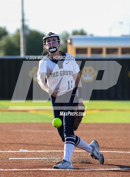 Thumbnail 1 in Forney vs. Walnut Grove (UIL 5A Softball Regional Semi-Final) photogallery.