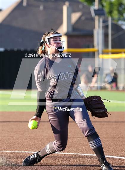 Thumbnail 3 in Forney vs. Walnut Grove (UIL 5A Softball Regional Semi-Final) photogallery.