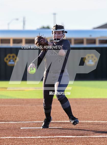 Thumbnail 3 in Forney vs. Walnut Grove (UIL 5A Softball Regional Semi-Final) photogallery.