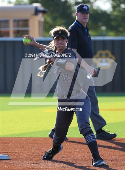 Thumbnail 3 in Forney vs. Walnut Grove (UIL 5A Softball Regional Semi-Final) photogallery.