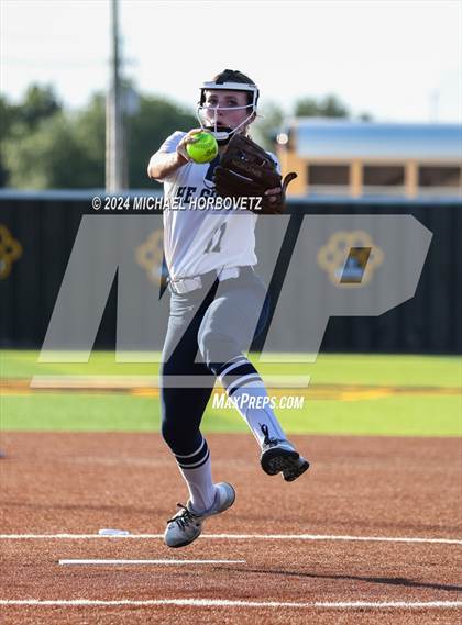 Thumbnail 3 in Forney vs. Walnut Grove (UIL 5A Softball Regional Semi-Final) photogallery.