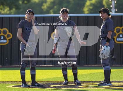Thumbnail 3 in Forney vs. Walnut Grove (UIL 5A Softball Regional Semi-Final) photogallery.