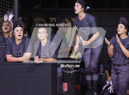 Thumbnail 1 in Forney vs. Walnut Grove (UIL 5A Softball Regional Semi-Final) photogallery.