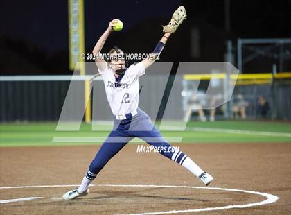 Thumbnail 3 in Forney vs. Walnut Grove (UIL 5A Softball Regional Semi-Final) photogallery.