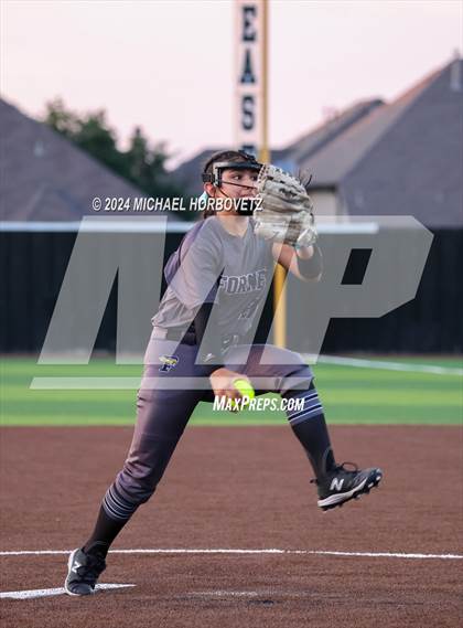 Thumbnail 3 in Forney vs. Walnut Grove (UIL 5A Softball Regional Semi-Final) photogallery.