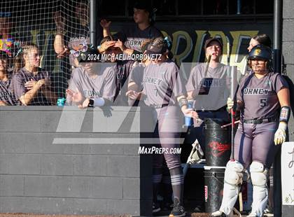 Thumbnail 1 in Forney vs. Walnut Grove (UIL 5A Softball Regional Semi-Final) photogallery.