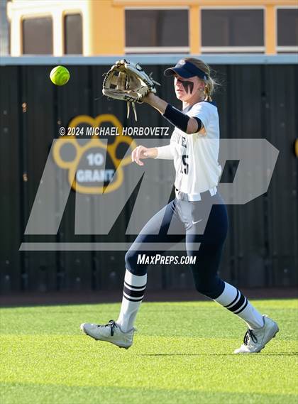 Thumbnail 2 in Forney vs. Walnut Grove (UIL 5A Softball Regional Semi-Final) photogallery.