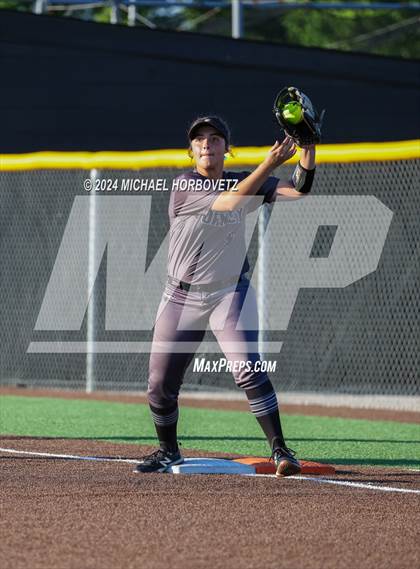 Thumbnail 2 in Forney vs. Walnut Grove (UIL 5A Softball Regional Semi-Final) photogallery.