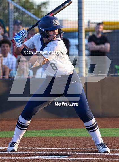 Thumbnail 1 in Forney vs. Walnut Grove (UIL 5A Softball Regional Semi-Final) photogallery.