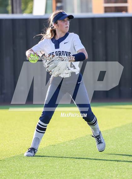 Thumbnail 1 in Forney vs. Walnut Grove (UIL 5A Softball Regional Semi-Final) photogallery.