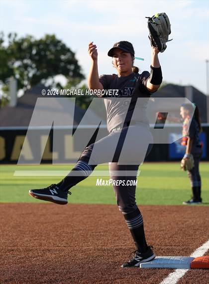 Thumbnail 3 in Forney vs. Walnut Grove (UIL 5A Softball Regional Semi-Final) photogallery.