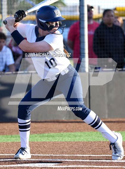 Thumbnail 3 in Forney vs. Walnut Grove (UIL 5A Softball Regional Semi-Final) photogallery.