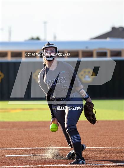 Thumbnail 3 in Forney vs. Walnut Grove (UIL 5A Softball Regional Semi-Final) photogallery.