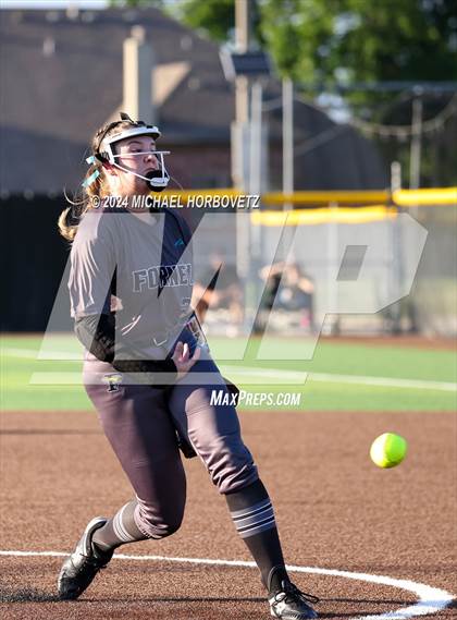 Thumbnail 1 in Forney vs. Walnut Grove (UIL 5A Softball Regional Semi-Final) photogallery.