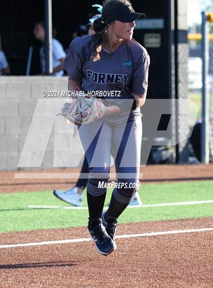 Thumbnail 3 in Forney vs. Walnut Grove (UIL 5A Softball Regional Semi-Final) photogallery.