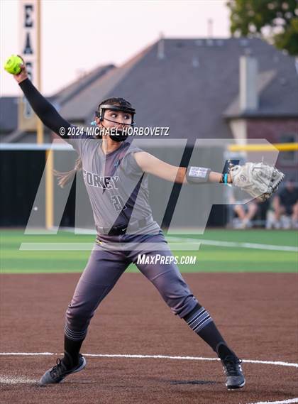 Thumbnail 2 in Forney vs. Walnut Grove (UIL 5A Softball Regional Semi-Final) photogallery.