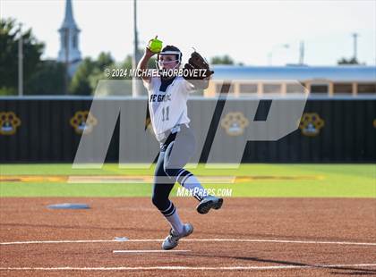 Thumbnail 2 in Forney vs. Walnut Grove (UIL 5A Softball Regional Semi-Final) photogallery.