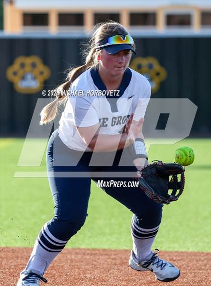 Thumbnail 3 in Forney vs. Walnut Grove (UIL 5A Softball Regional Semi-Final) photogallery.