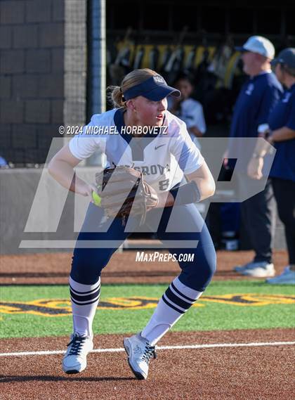 Thumbnail 1 in Forney vs. Walnut Grove (UIL 5A Softball Regional Semi-Final) photogallery.