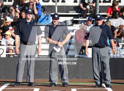 Thumbnail 1 in Forney vs. Walnut Grove (UIL 5A Softball Regional Semi-Final) photogallery.