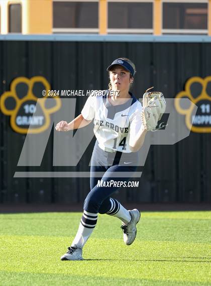 Thumbnail 3 in Forney vs. Walnut Grove (UIL 5A Softball Regional Semi-Final) photogallery.