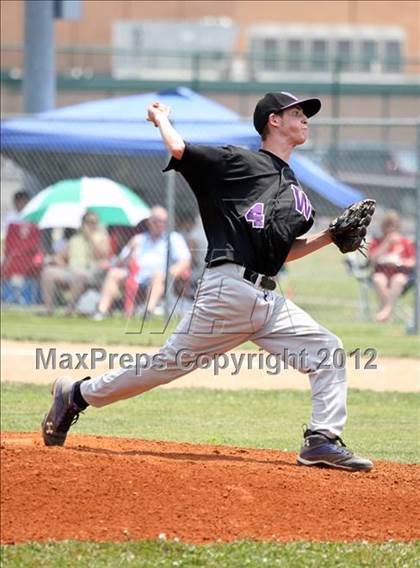 Thumbnail 1 in Scecina Memorial vs George Washington (IHSAA 2A Sectional) photogallery.