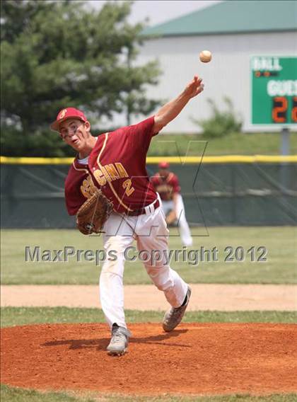 Thumbnail 1 in Scecina Memorial vs George Washington (IHSAA 2A Sectional) photogallery.