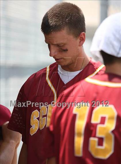 Thumbnail 2 in Scecina Memorial vs George Washington (IHSAA 2A Sectional) photogallery.