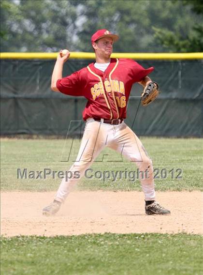 Thumbnail 1 in Scecina Memorial vs George Washington (IHSAA 2A Sectional) photogallery.