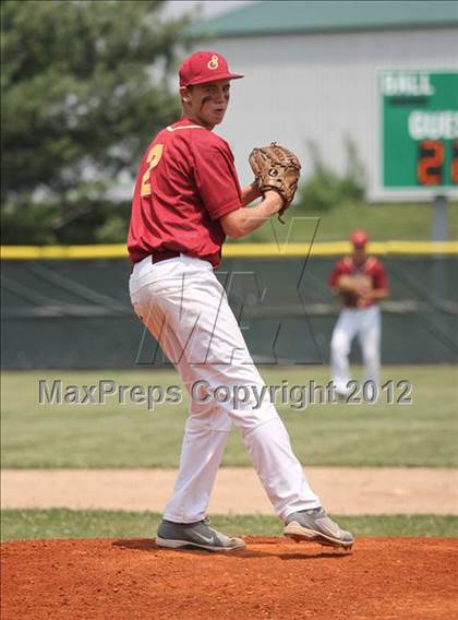 Thumbnail 3 in Scecina Memorial vs George Washington (IHSAA 2A Sectional) photogallery.