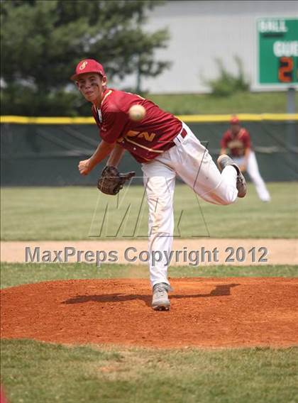 Thumbnail 2 in Scecina Memorial vs George Washington (IHSAA 2A Sectional) photogallery.