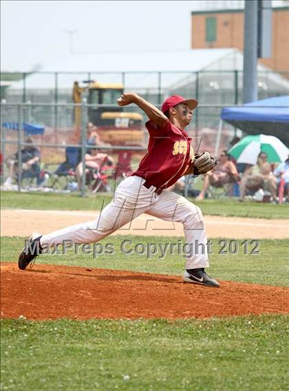 Thumbnail 1 in Scecina Memorial vs George Washington (IHSAA 2A Sectional) photogallery.