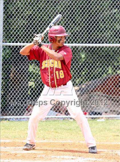 Thumbnail 1 in Scecina Memorial vs George Washington (IHSAA 2A Sectional) photogallery.