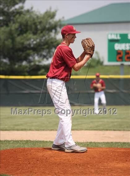 Thumbnail 2 in Scecina Memorial vs George Washington (IHSAA 2A Sectional) photogallery.