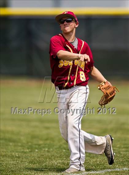Thumbnail 2 in Scecina Memorial vs George Washington (IHSAA 2A Sectional) photogallery.