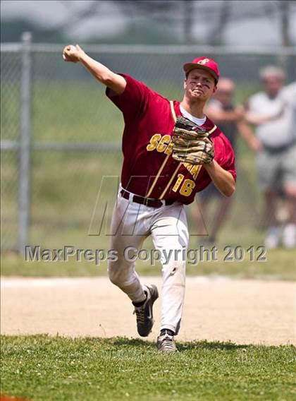 Thumbnail 2 in Scecina Memorial vs George Washington (IHSAA 2A Sectional) photogallery.