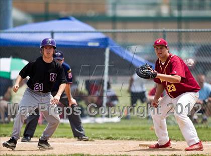 Thumbnail 3 in Scecina Memorial vs George Washington (IHSAA 2A Sectional) photogallery.